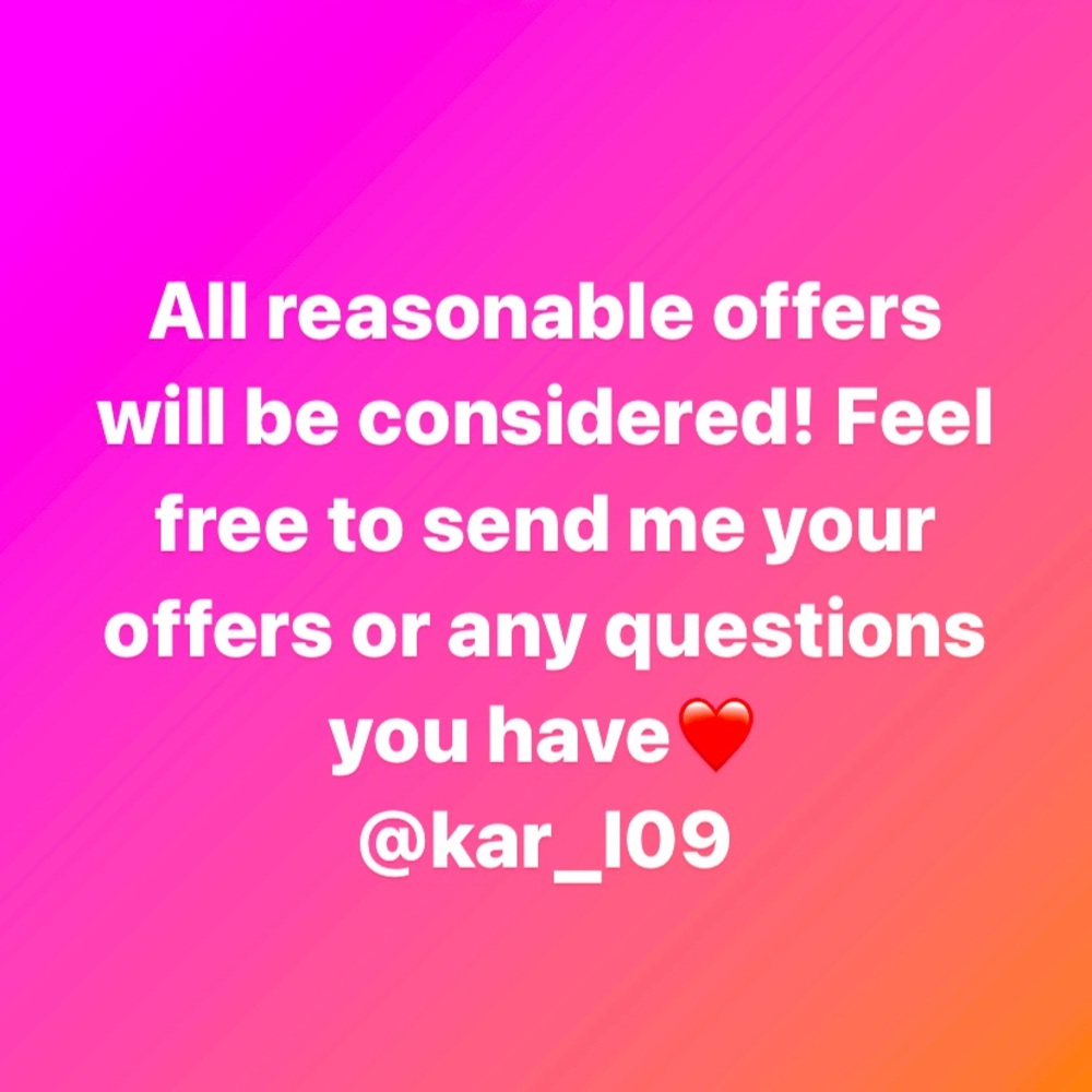 I ❤️ reasonable offers!